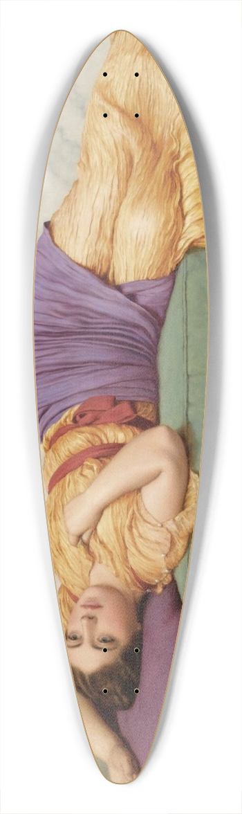 John William Godward - The Day Dream 39.3 inch art pintail longboard deck