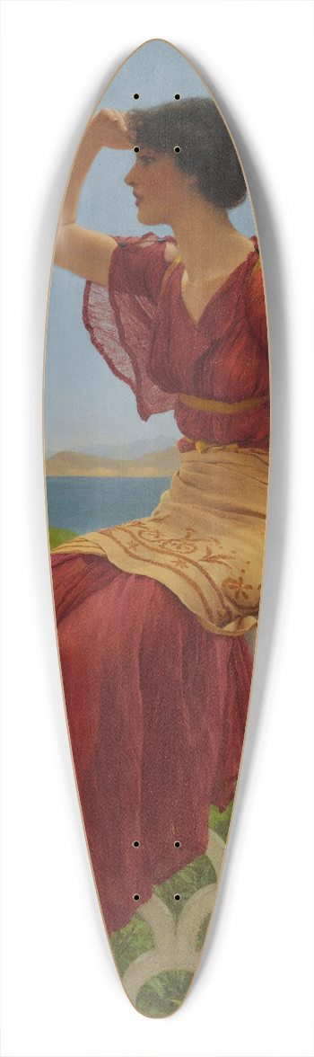 John William Godward - The Signal 39.3 inch art pintail longboard deck