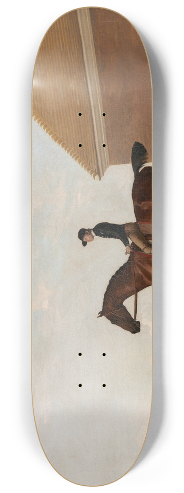 George Stubbs - Turf, with Jockey up, at Newmarket 8.25 inch art skate deck