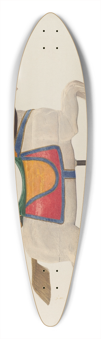 John W. Kelleher - Carousel Horse 39.3 inch art pintail longboard deck