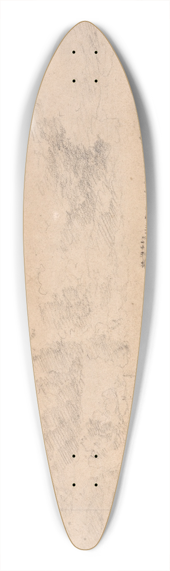 Jonathan Fisher - Southampton and Northam from the River Itchen 39.3 inch art pintail longboard deck