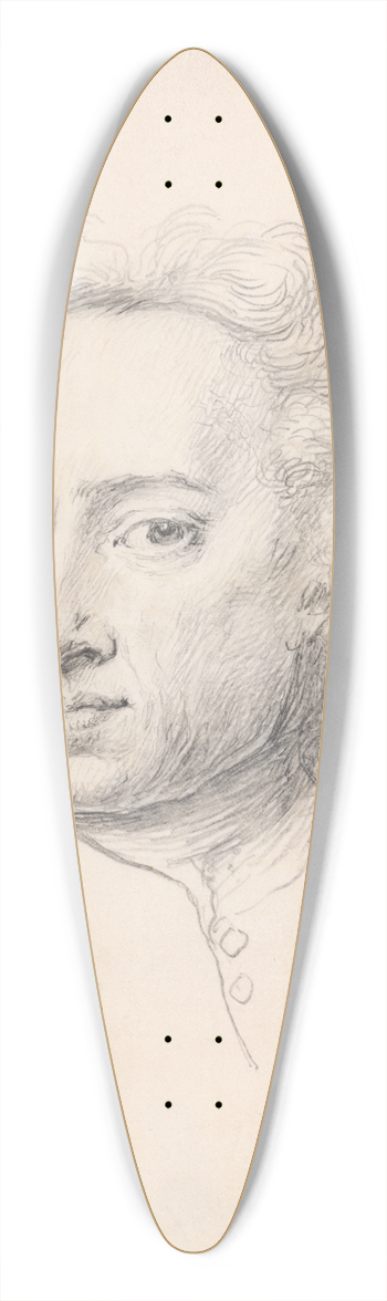 Jonathan Richardson the Elder - Alexander Pope 39.3 inch art pintail longboard deck