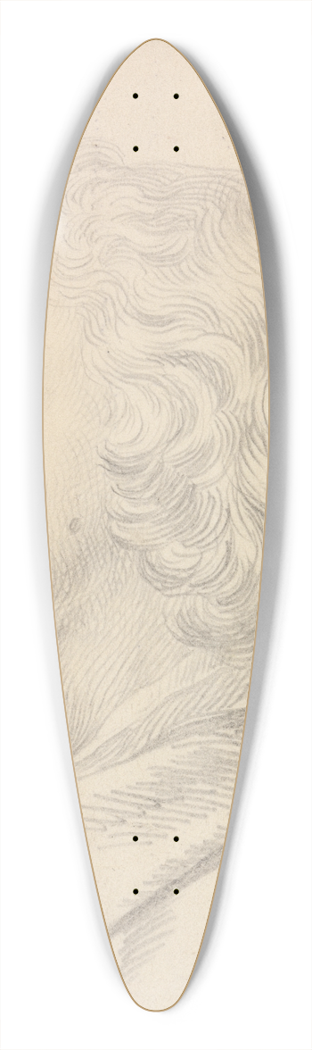 Jonathan Richardson the Elder - Jonathan Richardson, Junior 39.3 inch art pintail longboard deck