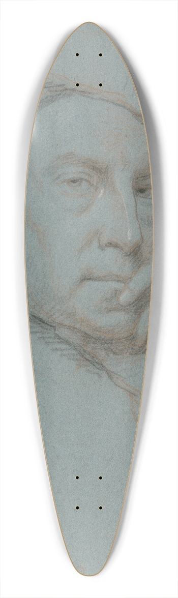 Jonathan Richardson the Elder - Self-Portrait 39.3 inch art pintail longboard deck