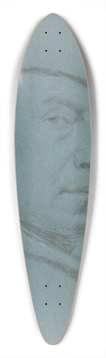 Jonathan Richardson the Elder - Self-Portrait 39.3 inch art pintail longboard deck