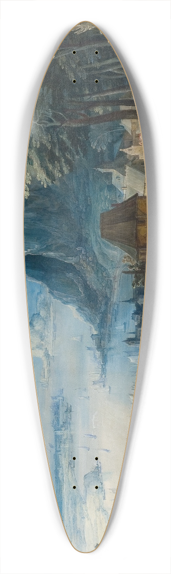 Joos de Momper - Landscape with the Fall of Icarus 39.3 inch art pintail longboard deck