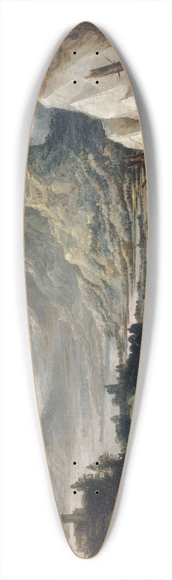 Joos de Momper - Mountainous Landscape 39.3 inch art pintail longboard deck