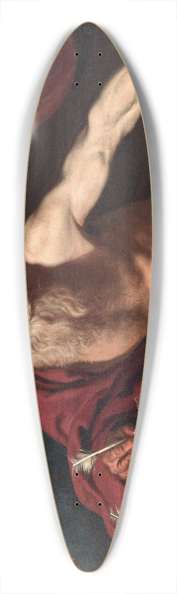 Joost Van de Hamme - Saint Jerome 39.3 inch art pintail longboard deck