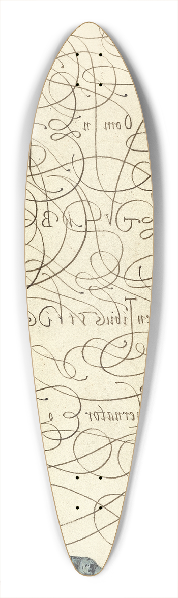 Joris Hoefnagel - Caterpillar and Insect 39.3 inch art pintail longboard deck
