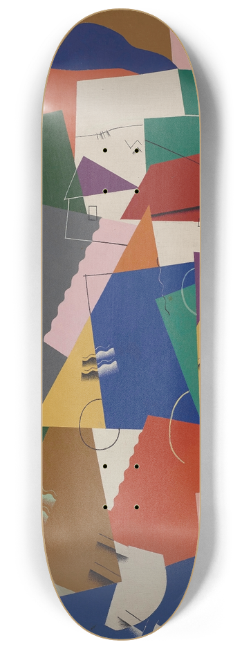 Georges Valmier - Paysage 8.25 inch art skate deck