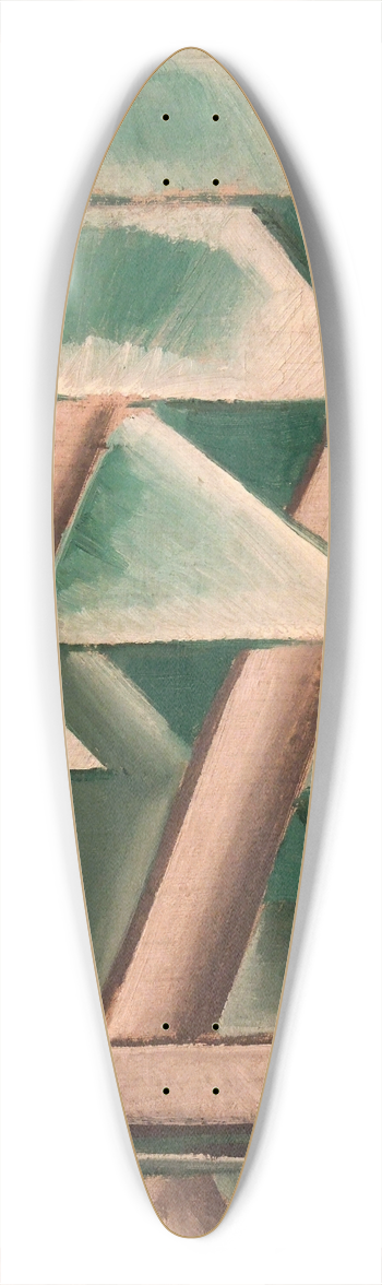 Josef apek - U vody 39.3 inch art pintail longboard deck