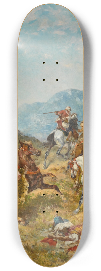 Georges Washington - A Skirmish 8.25 inch art skate deck