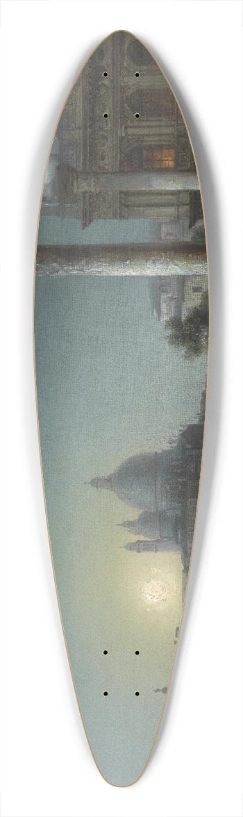 Josef Carl Berthold Pttner - Markusplatz 39.3 inch art pintail longboard deck