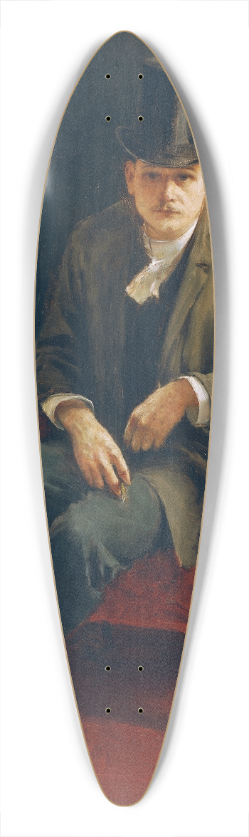 Josef Engelhart - Selbstportrt Mit Zylinder 39.3 inch art pintail longboard deck