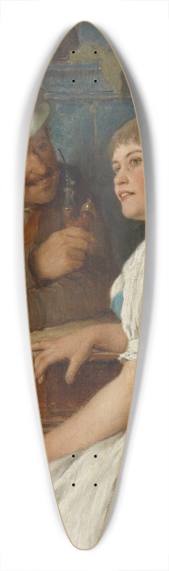 Josef Kinzel - Schlechter Witz 39.3 inch art pintail longboard deck