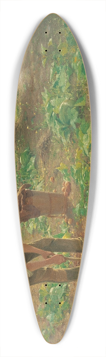 Josef Kinzel - The Potato Harvest 39.3 inch art pintail longboard deck
