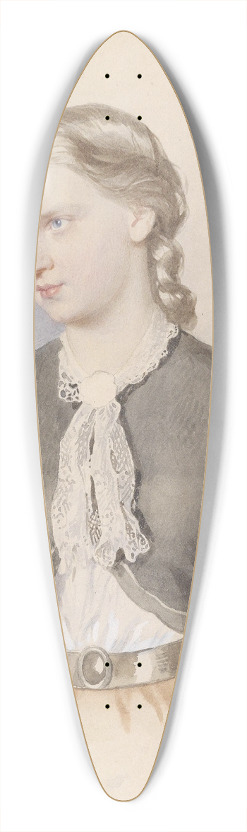 Josef Kriehuber - Bildnis eines blonden Mdchens 39.3 inch art pintail longboard deck