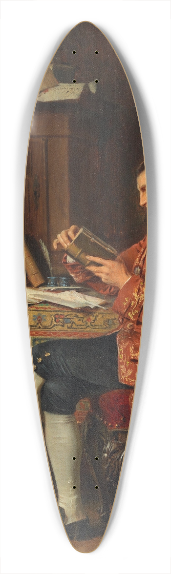 Josef Munsch - Der Bcherfreund 39.3 inch art pintail longboard deck