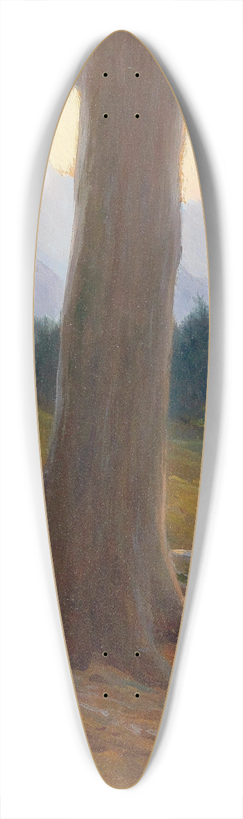 Josef Straka - Auerhahnjagd 39.3 inch art pintail longboard deck