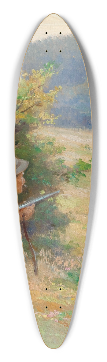 Josef Straka - Auf der Jagd 39.3 inch art pintail longboard deck
