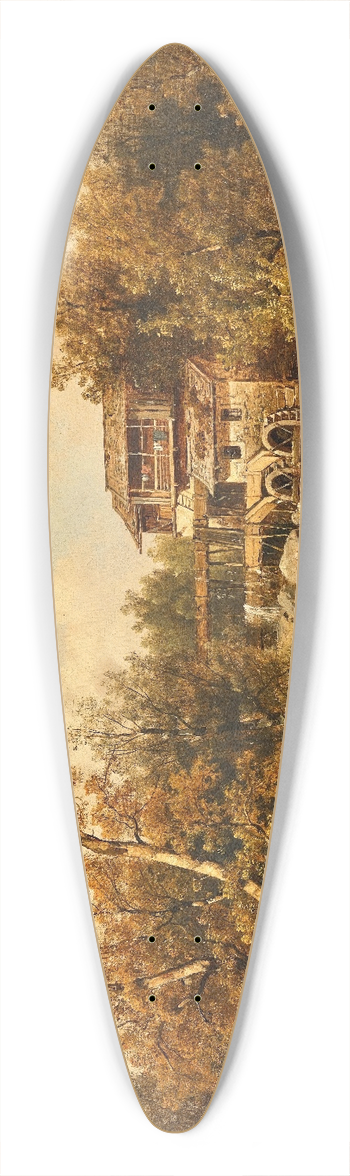 Josef Thoma - Cortina, Mhle im Ampezzothal 39.3 inch art pintail longboard deck