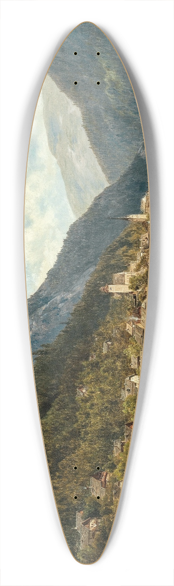 Josef Thoma - Hallsttter See 39.3 inch art pintail longboard deck