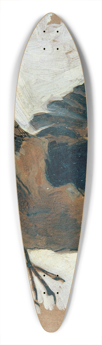 Josef Wawra - Sperling 39.3 inch art pintail longboard deck