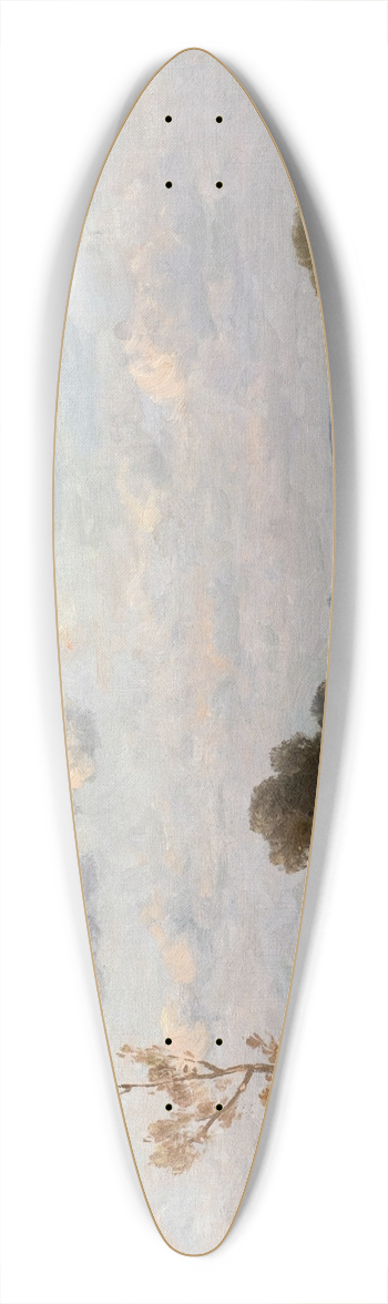Josef Willroider - An der Isar 39.3 inch art pintail longboard deck