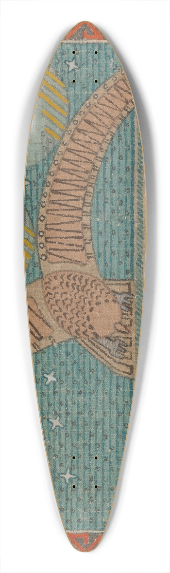 Joseph Alanen - The Wild Duck and the Celestial Bodies 39.3 inch art pintail longboard deck