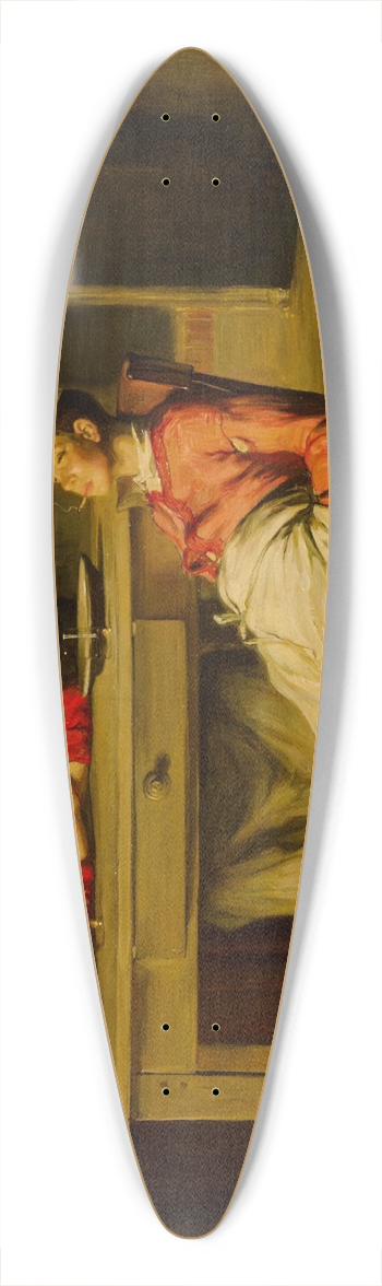 Joseph Bail - Les petits cuisiniers 39.3 inch art pintail longboard deck