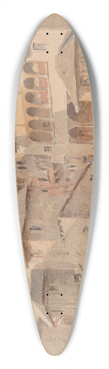 Joseph Borio - Palace 39.3 inch art pintail longboard deck