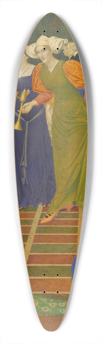 Joseph Edward Southall - New Lamps for Old 39.3 inch art pintail longboard deck
