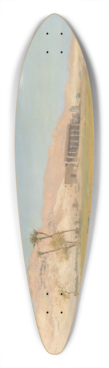 Joseph Farquharson - Egyptian Landscape 39.3 inch art pintail longboard deck