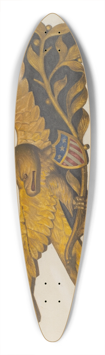 Joseph Goldberg - Eagle 39.3 inch art pintail longboard deck