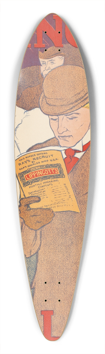 Joseph Gould - Lippincotts April 39.3 inch art pintail longboard deck