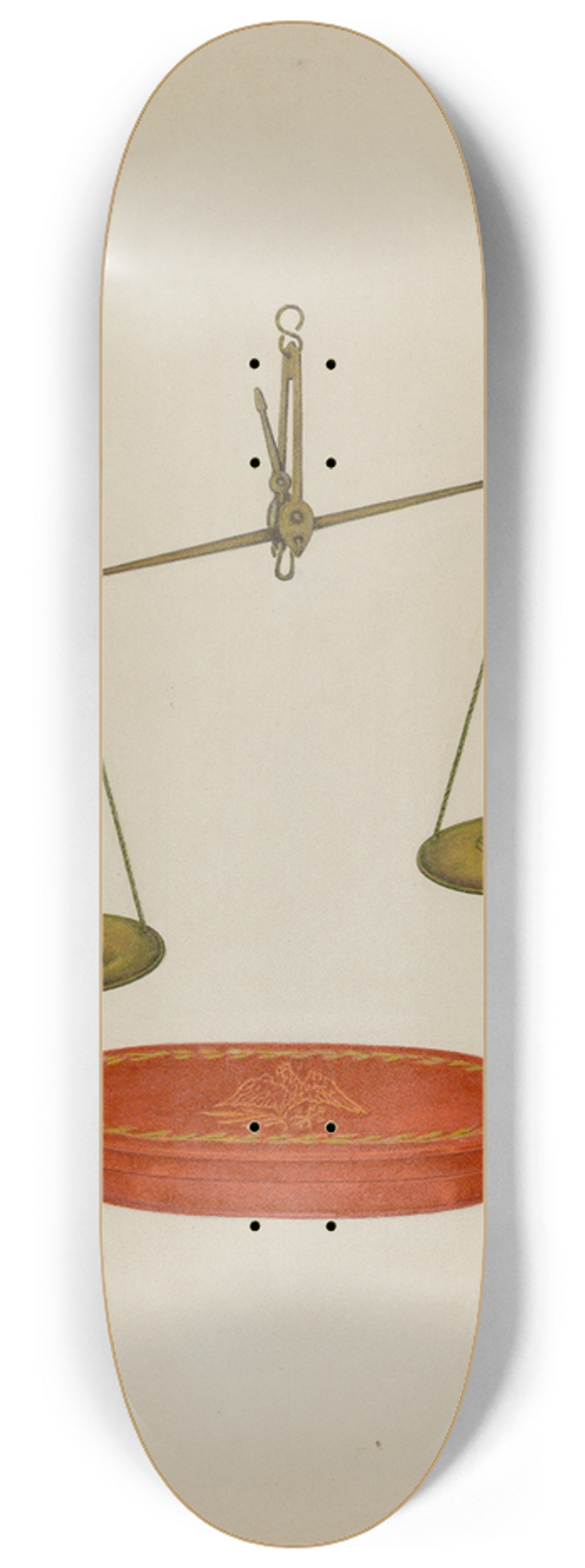 George V. Vezolles - Shaker Scales 8.25 inch art skate deck