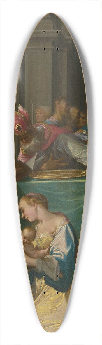 Joseph Heintz - The Circumcision 39.3 inch art pintail longboard deck