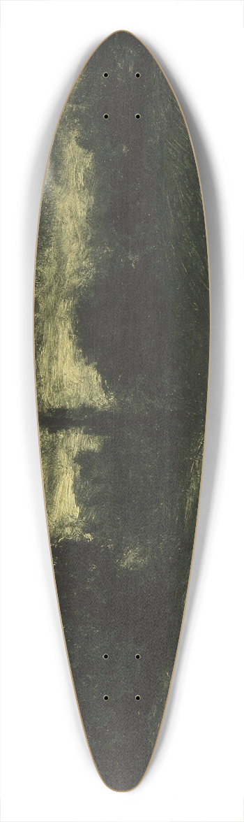Joseph Henry Sharp - Afterglow 39.3 inch art pintail longboard deck