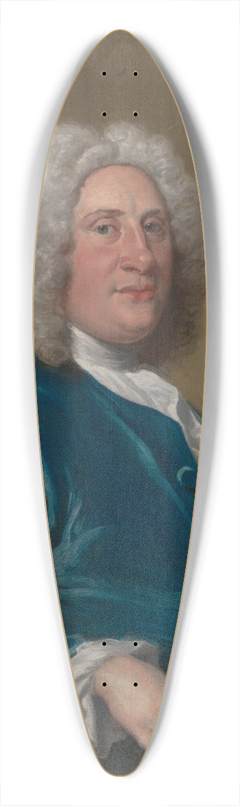 Joseph Highmore - An Unknown Man 39.3 inch art pintail longboard deck