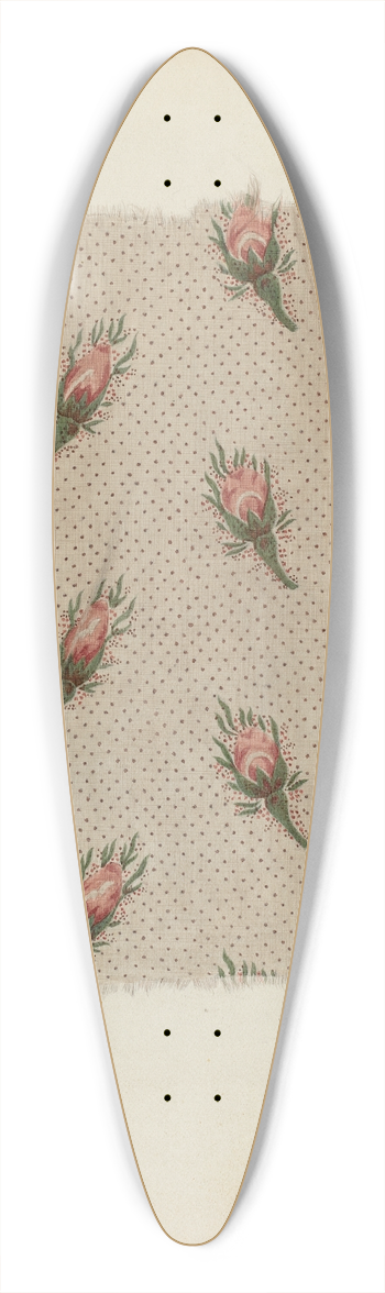 Joseph Lubrano - Printed Cotton 39.3 inch art pintail longboard deck