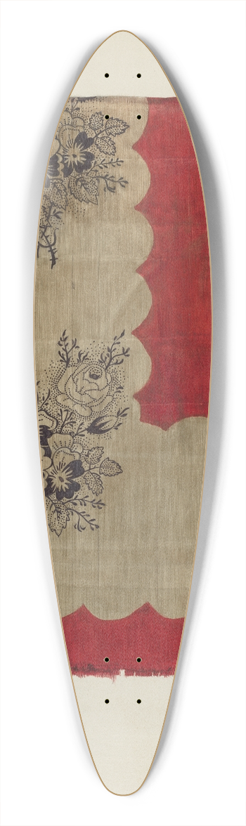 Joseph Lubrano - Printed Textile 39.3 inch art pintail longboard deck
