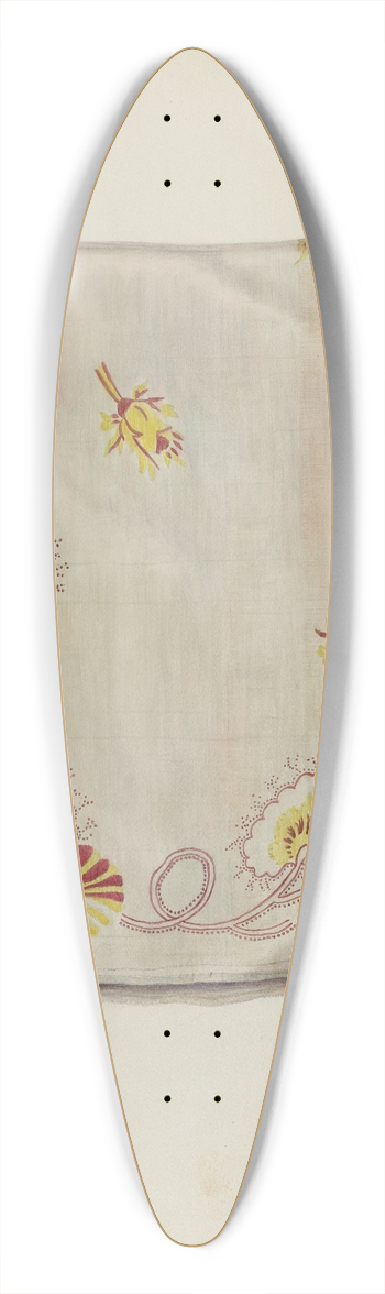 Joseph Lubrano - Printed Textile 39.3 inch art pintail longboard deck