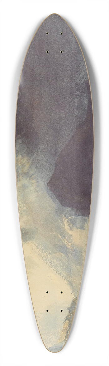 Joseph Mallord William Turner - The Mewstone, Devon 39.3 inch art pintail longboard deck