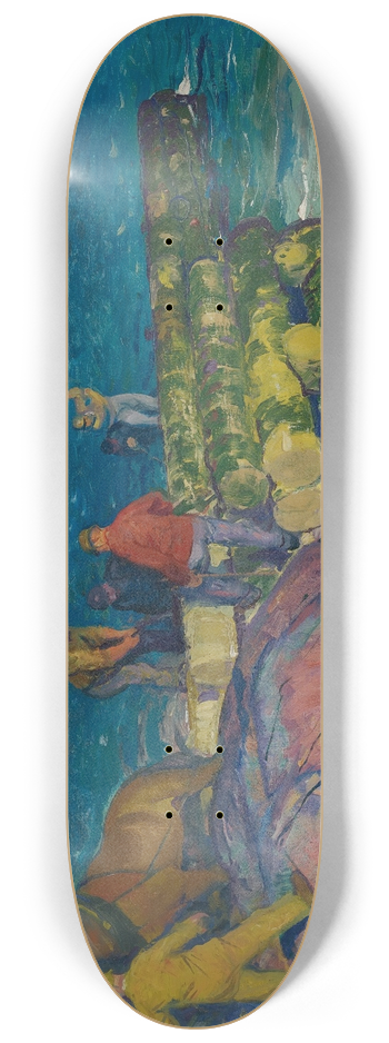 George Wesley Bellows - Dock Builders 8.25 inch art skate deck