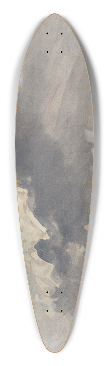 Joseph Pennell - Storms ComingUp 39.3 inch art pintail longboard deck