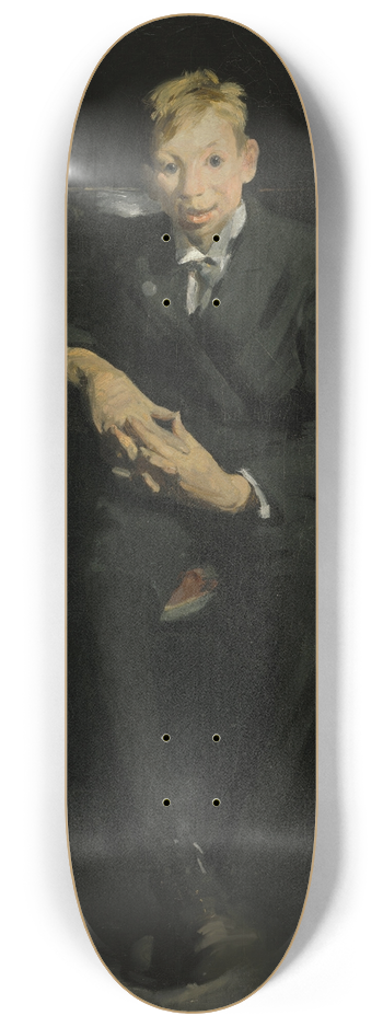 George Wesley Bellows - Frankie, the Organ Boy 8.25 inch art skate deck