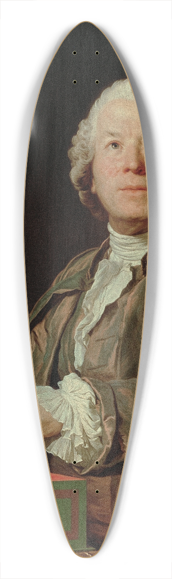 Joseph Siffred Duplessis - Christoph Willibald Gluck 39.3 inch art pintail longboard deck