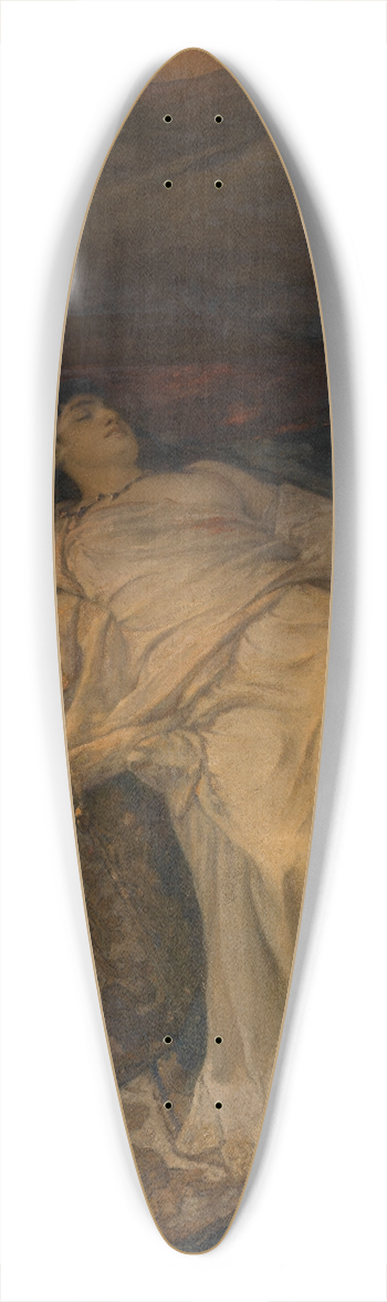 Joseph Stallaert - Polyxena on Achilles Stake 39.3 inch art pintail longboard deck