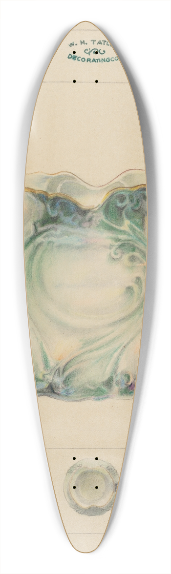 Joseph Sudek - Creamer 39.3 inch art pintail longboard deck