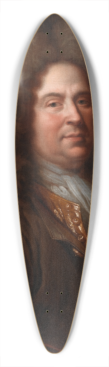 Joseph Vivien - Self-Portrait 39.3 inch art pintail longboard deck